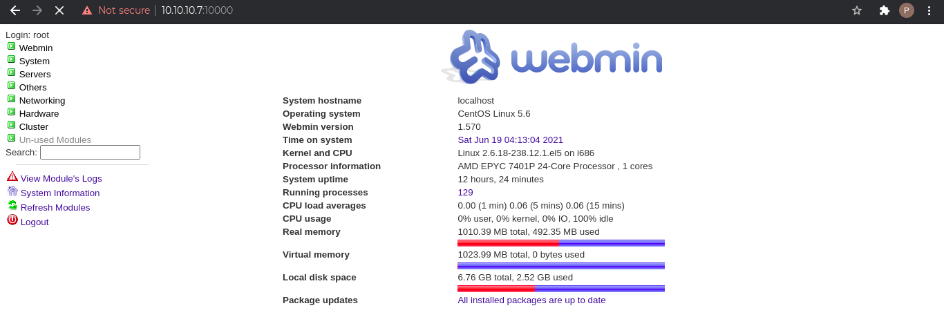 webmin-portal