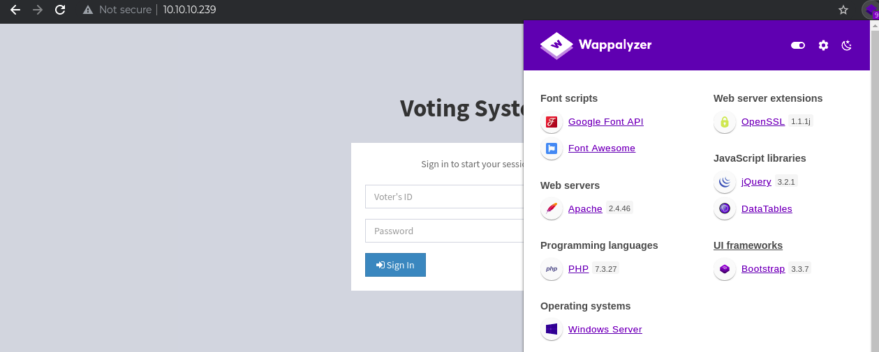 Wappalyzer